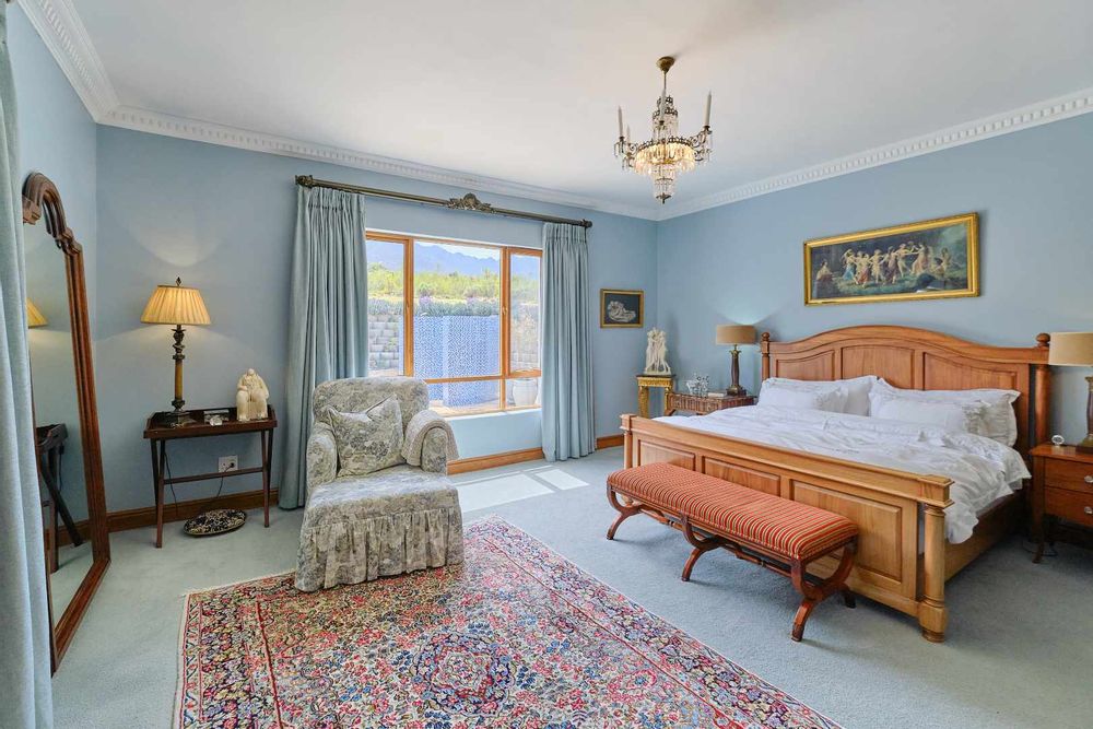 Main bedroom with mountain views