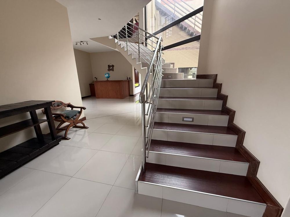 Staircase leading to first floor