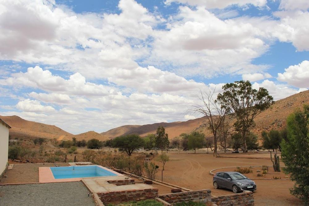 beautiful view over the farm