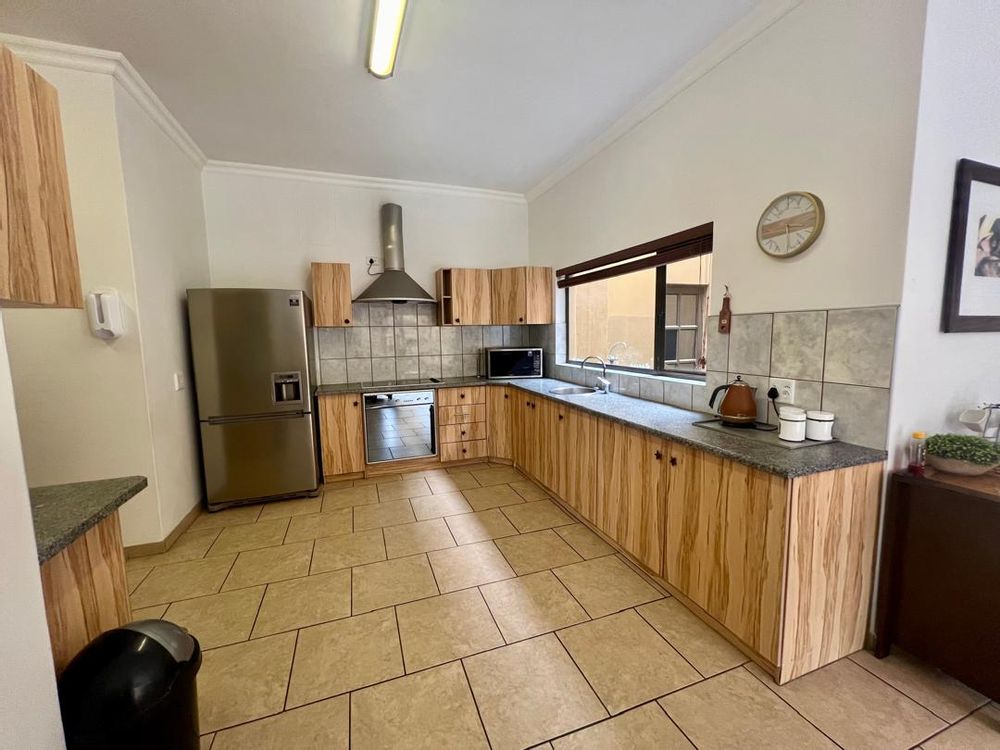 Kitchen with built-in stove