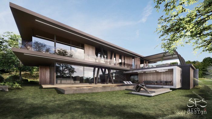 For Sale: House in Steyn City with triple garage, lap pool, and roof terrace.