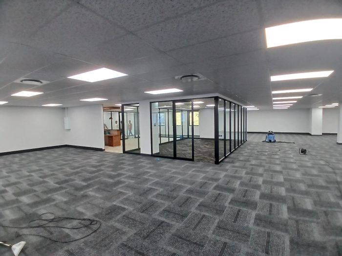 To Rent: 478 sqm Office in Rosebank Quarter with flexible layout and prime location.