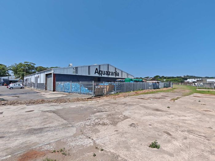 Industrial property in Glen Anil to rent with secure yard and 3-phase power.