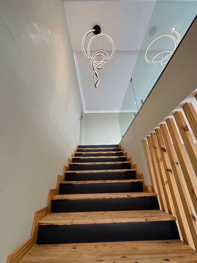 Staircase leading up to first floor