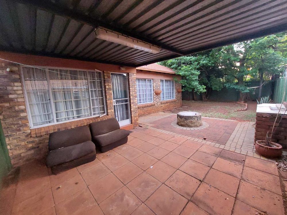 Covered patio