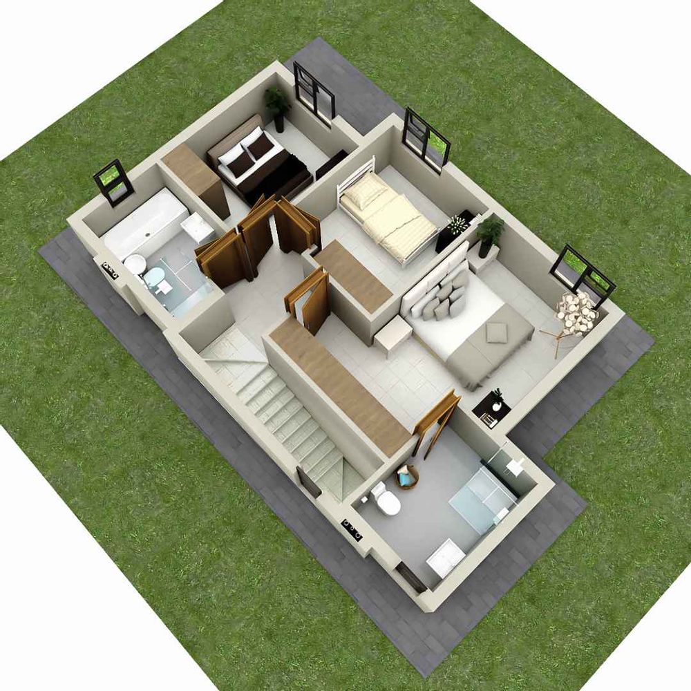 115m2 First Floor Plan