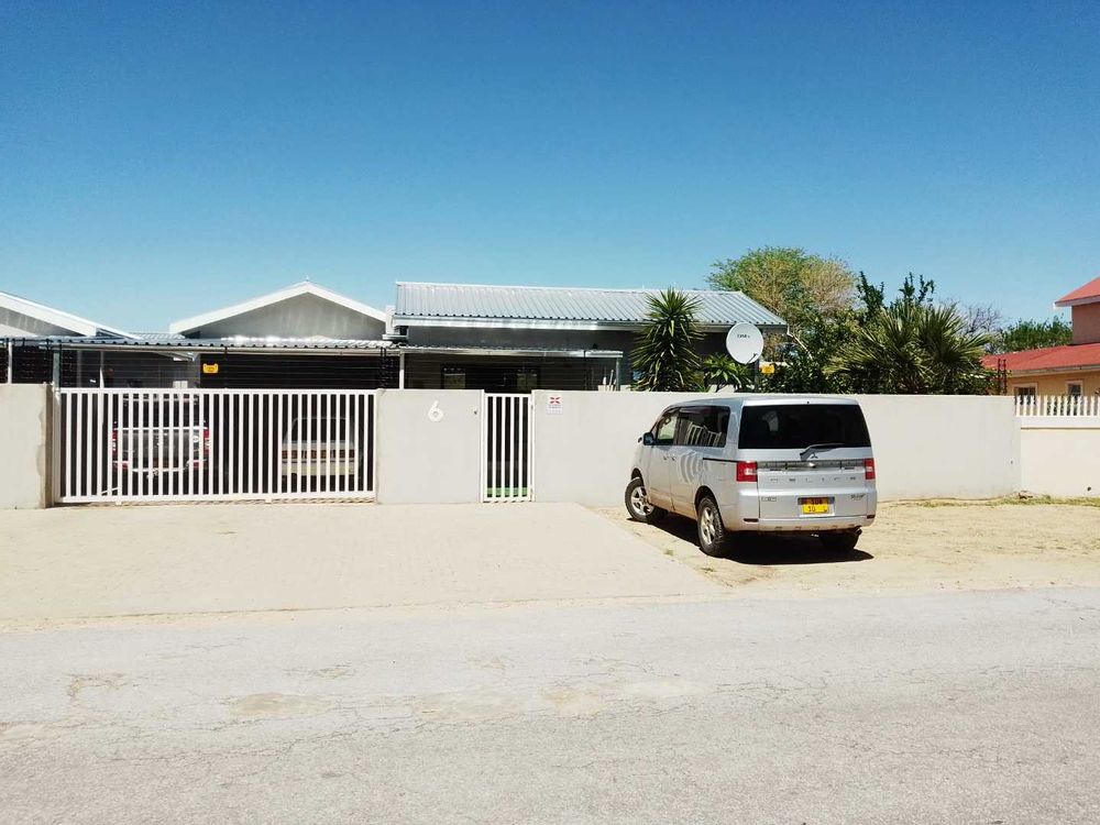 General view of the property on offer as seen from street level. 