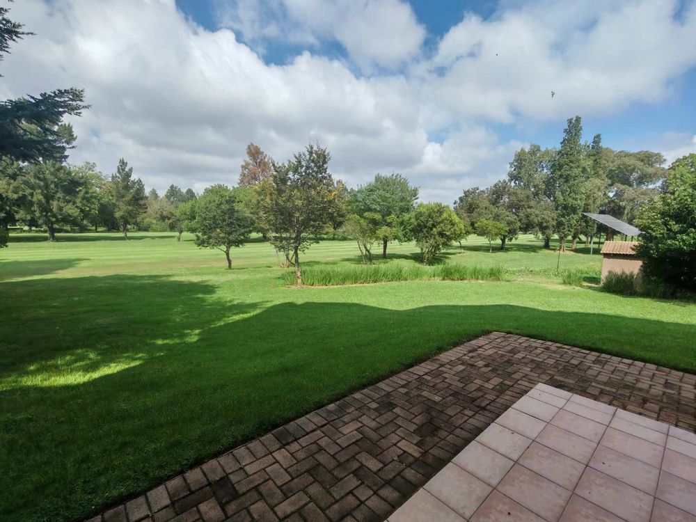 View over the golfcourse