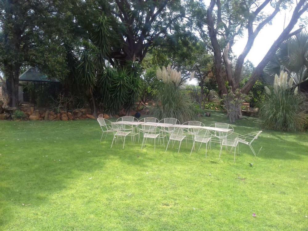 Open-Air Seating Area on the Grass