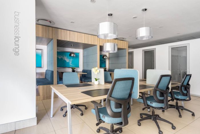 Office to Rent in Durban Central: Shared workspace, meeting rooms, rooftop garden access.