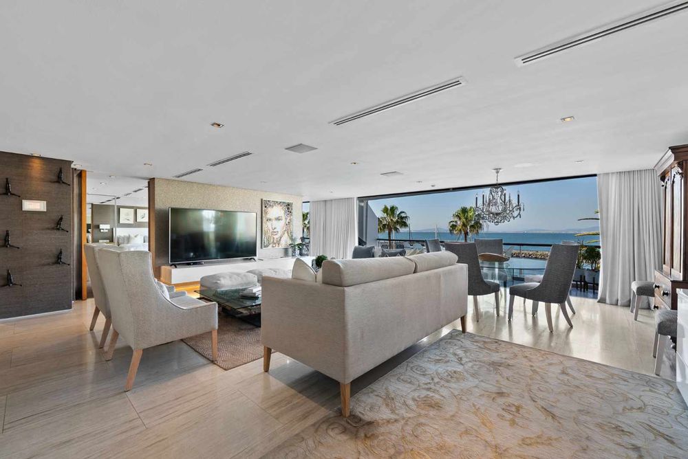 Living room and view