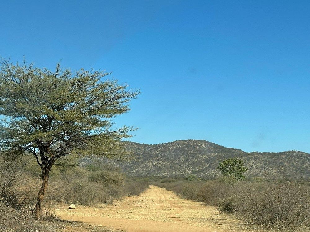 Boundary runs atop of the mountain range