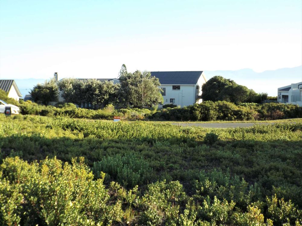 Sea View on the left (and right) hand side of the photo - as from our Plot. Hermanus at the back.