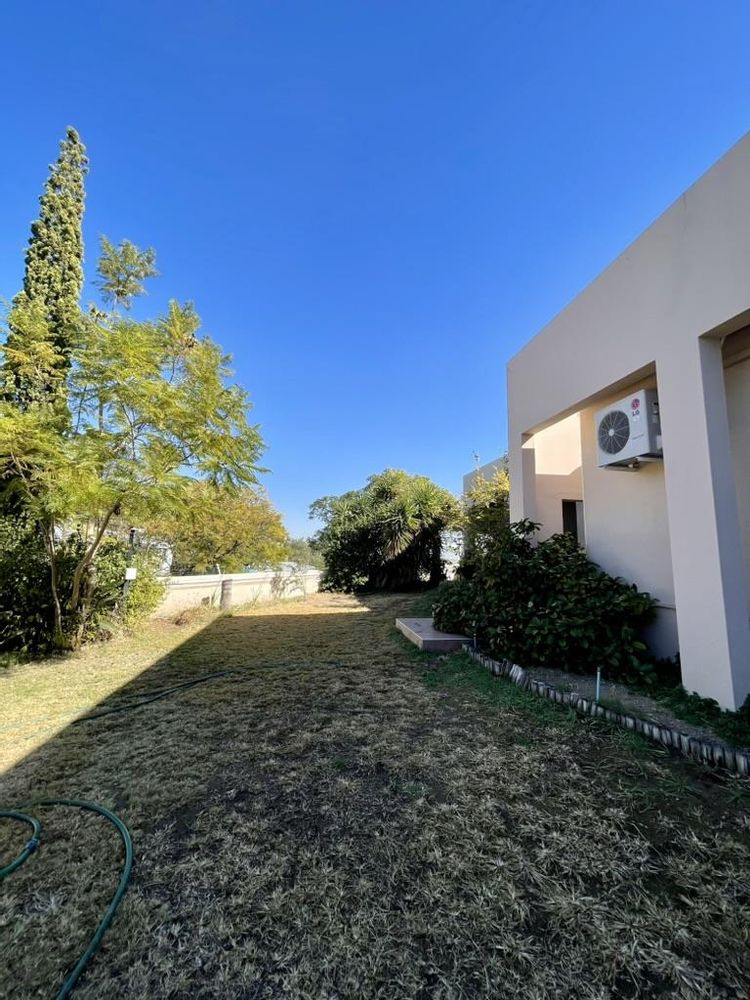 Garden with sprinkler system