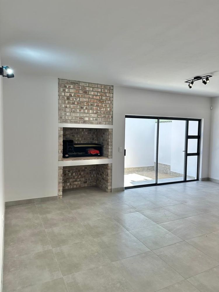 Fireplace open to the living area