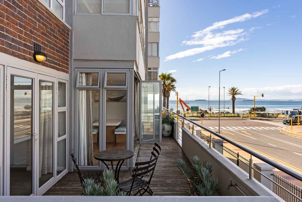 Large balcony and sea view