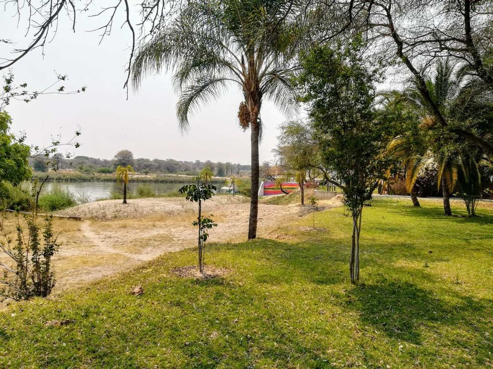 The Kavango river beautiful view from the bungalows.