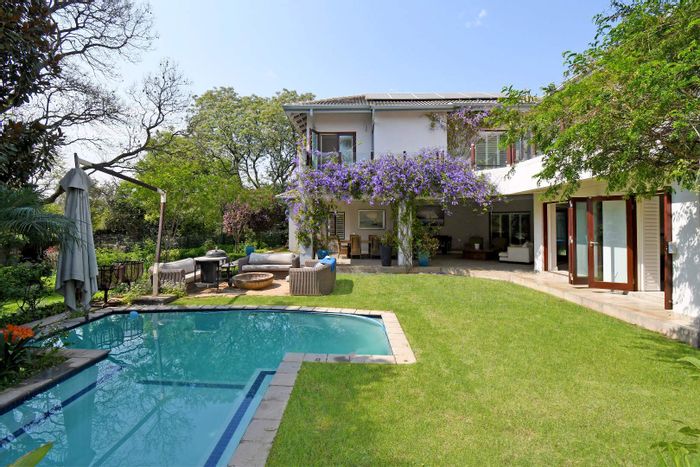 Bryanston House For Sale: Gated, 4 beds, pool, wine cellar, staff quarters.