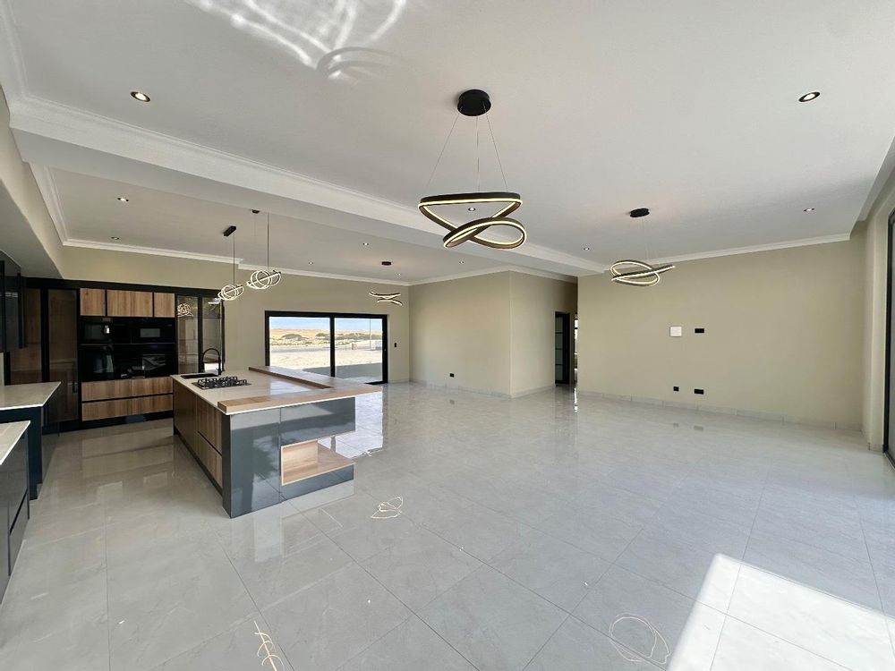 Kitchen and first floor entertainment and living area