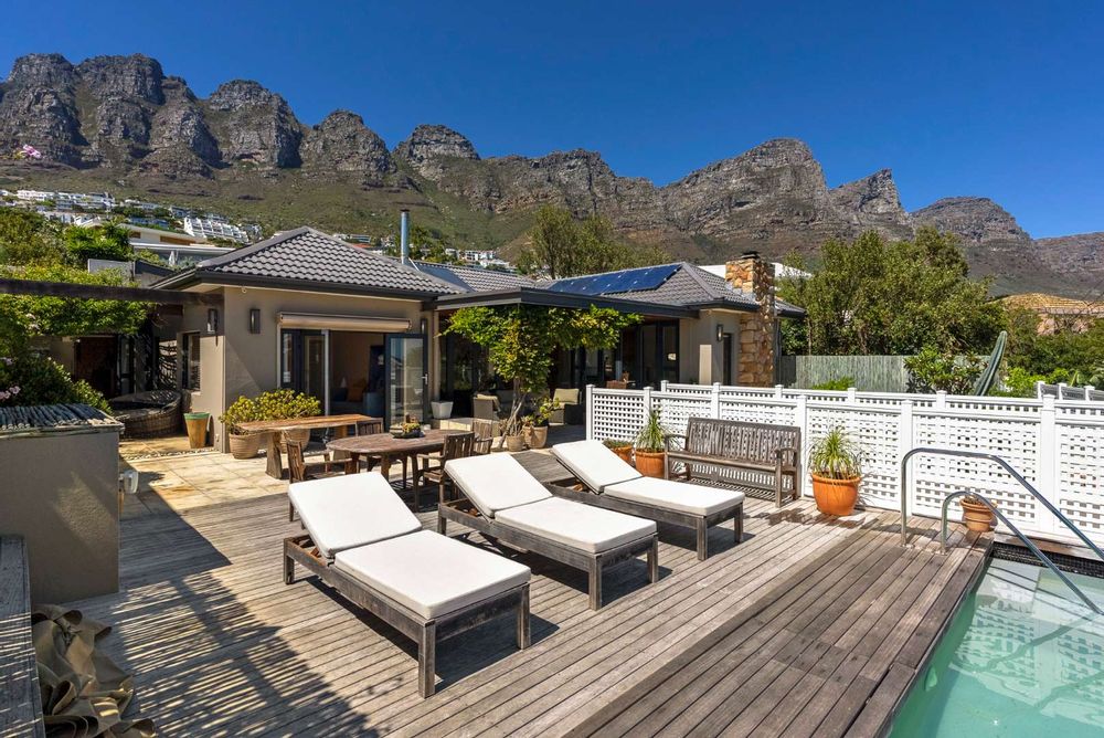 Sun-Drenched outside deck and pool