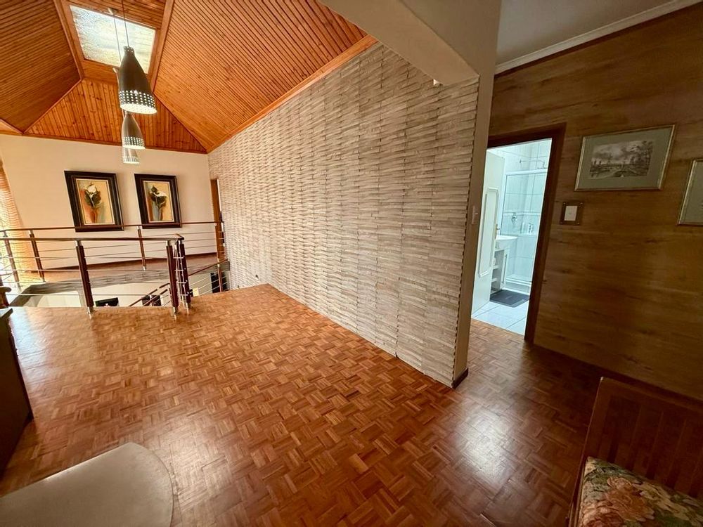 Hallway on third floor and bathroom