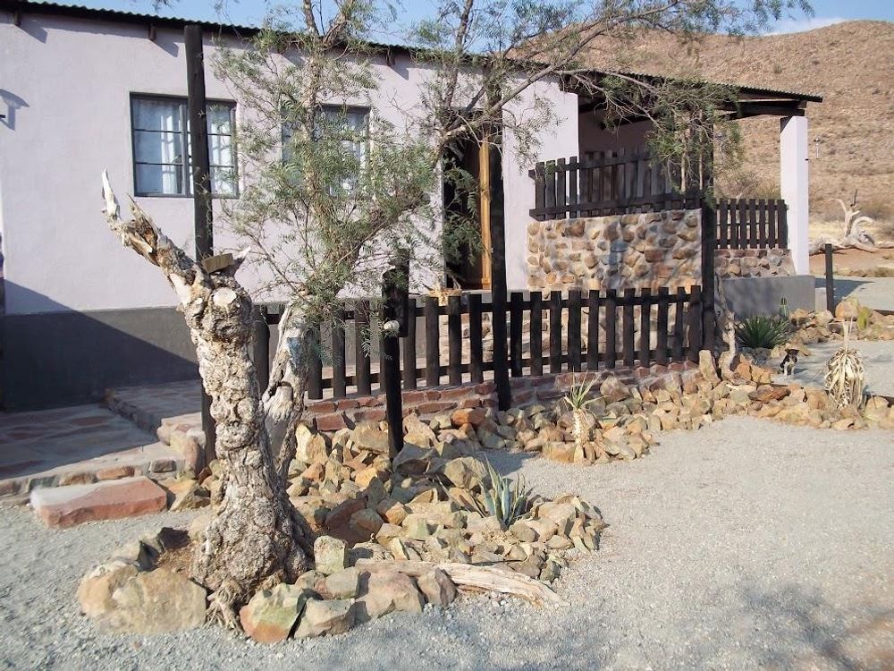 Closer view of the chalet