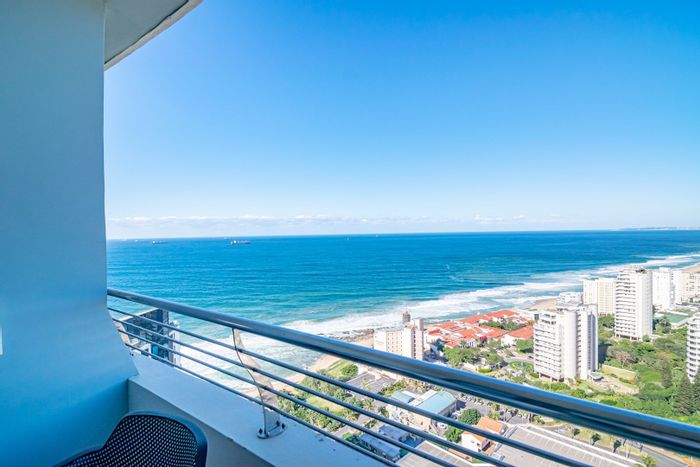 For Sale: Apartment in Umhlanga Rocks Central with beachfront access, pool, and rental income.
