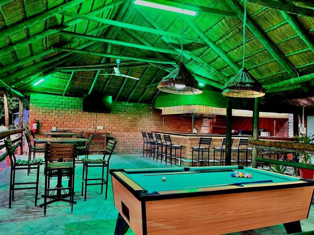 Bar and entertainment area