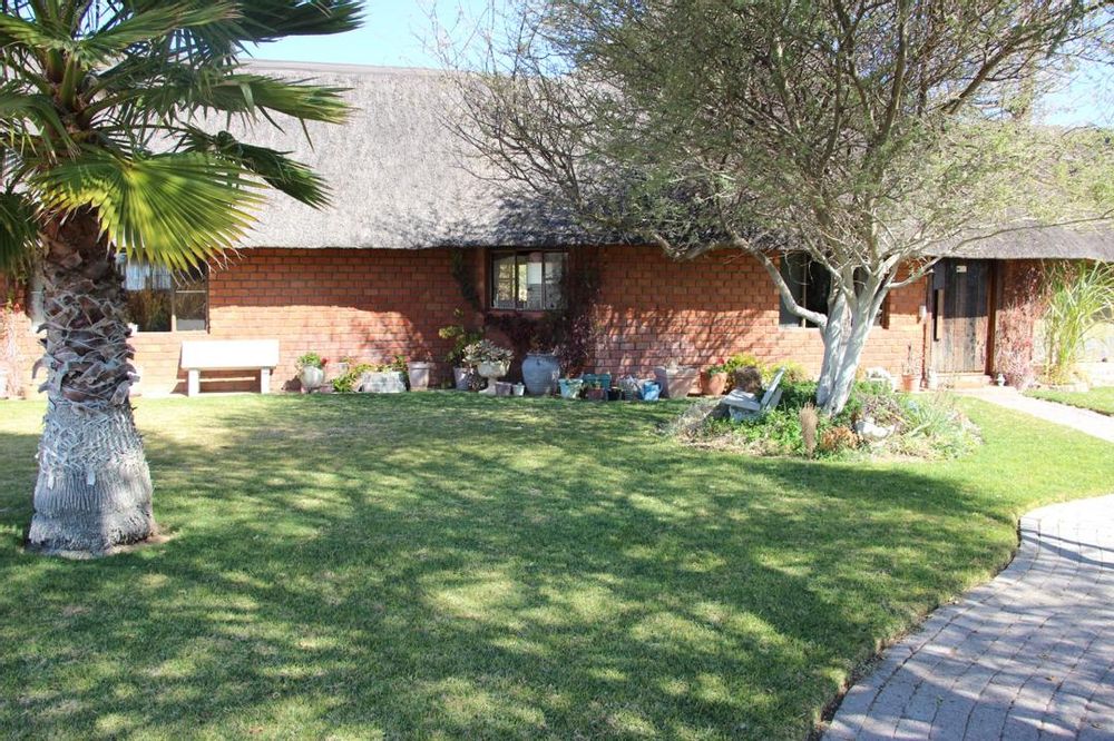 Front of the house with garden