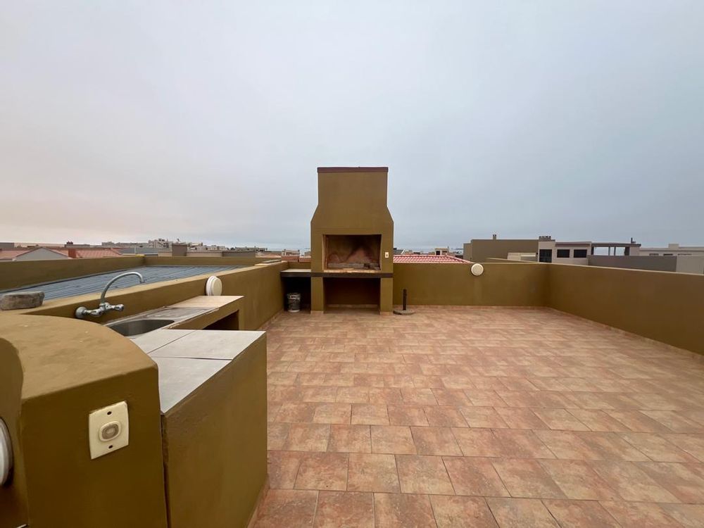 Rooftop outdoor BBQ and sink