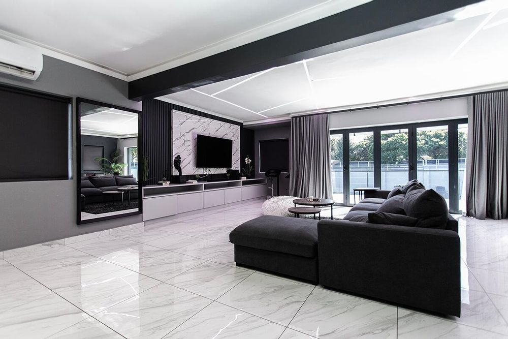 open plan Lounge area 