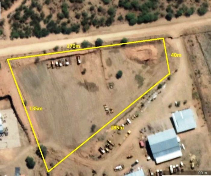 For Sale: Commercial Vacant Land in Brakwater, 10,000m2, zoned industrial, utilities available.