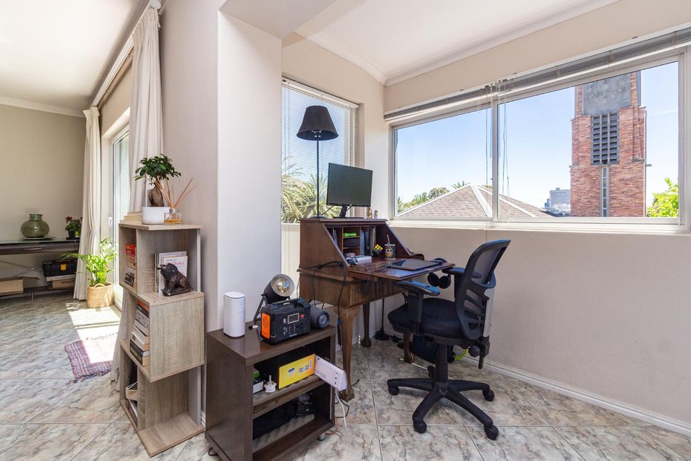 Study area in living room