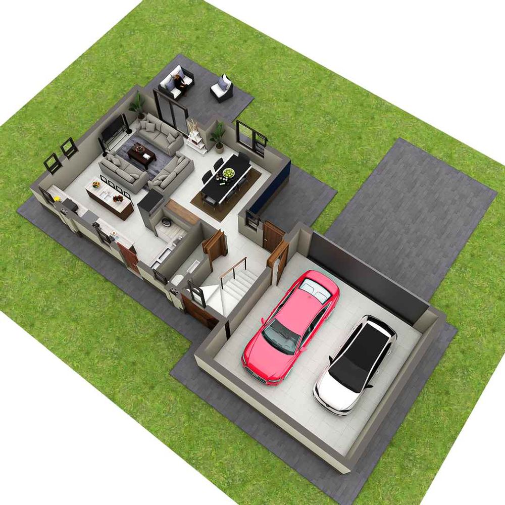 153m2 Ground Floor Plan