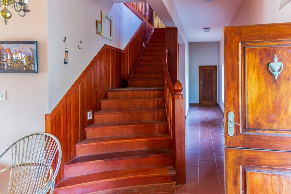 Wooden Stairs up to Recreation Area