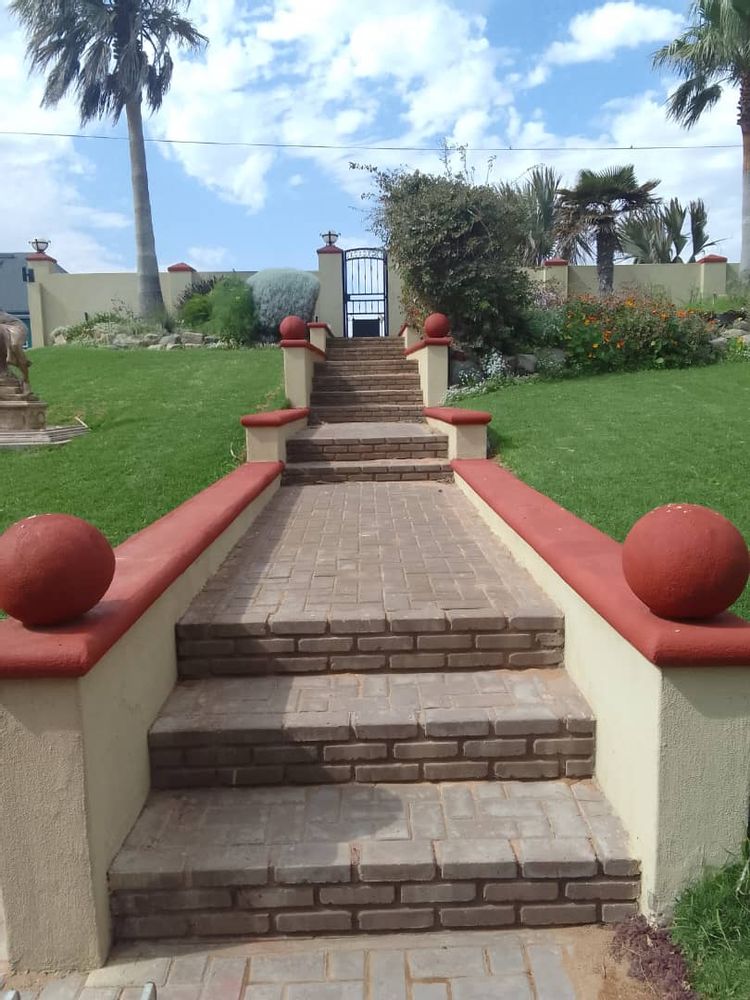 For Sale Spacious Beachfront Tuscan House in Luderitz Central with Indoor Pool & Sea Views