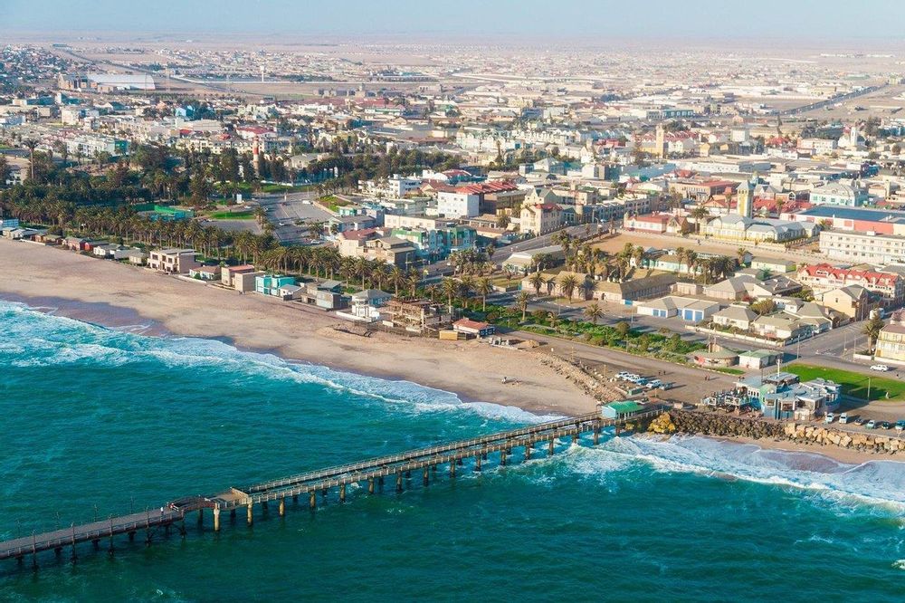 Jetty as seen from above