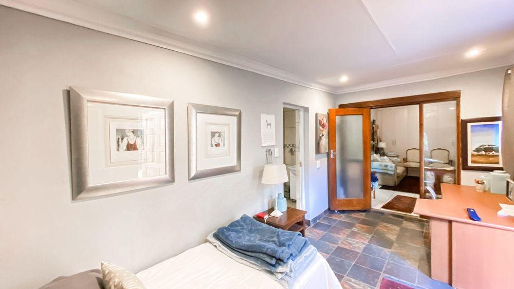 Flat - Study and entrance to bathroom.