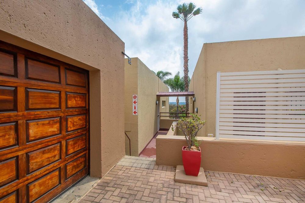 Entrance to unit block