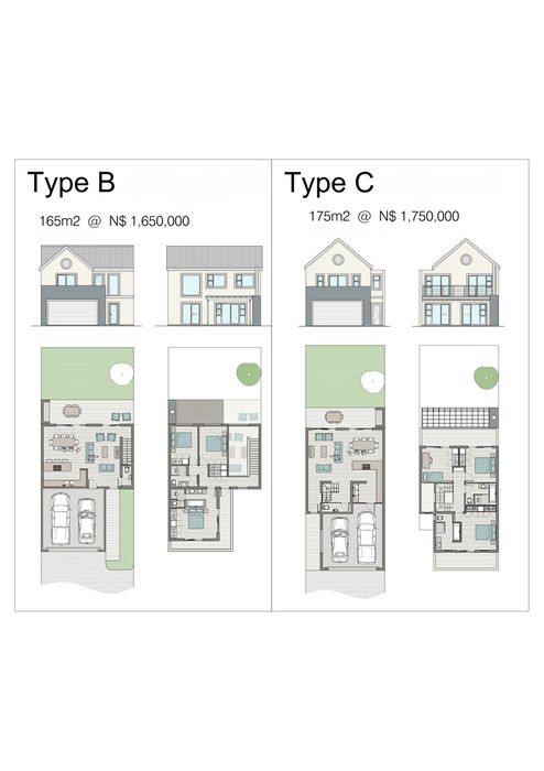 Modern Townhouse for Sale in Swakopmund Ext 15 – Three Bedrooms, Double Garage