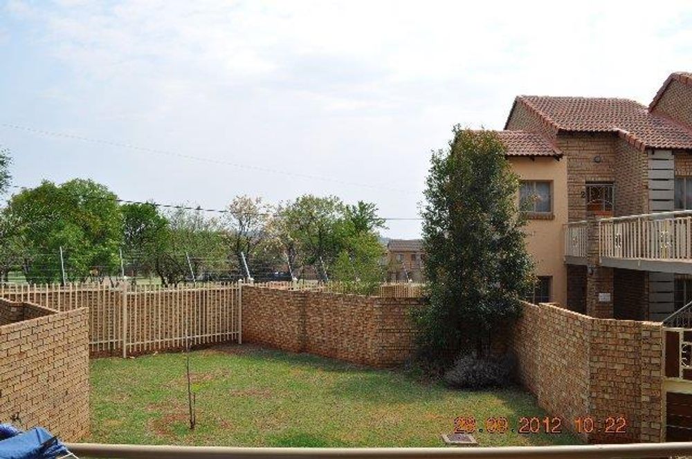 garden from covered patio 