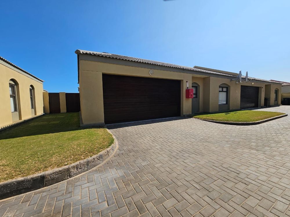 Entrance to the garages