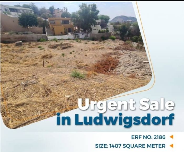 Vacant Residential Land for Sale in Ludwigsdorf, 1407 SQM, N$1.68M.