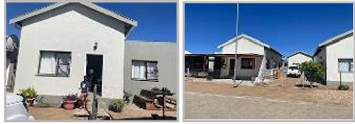 Townhouse For Sale in Okahandja Central: 2 bedrooms, spacious lounge, functional kitchen.