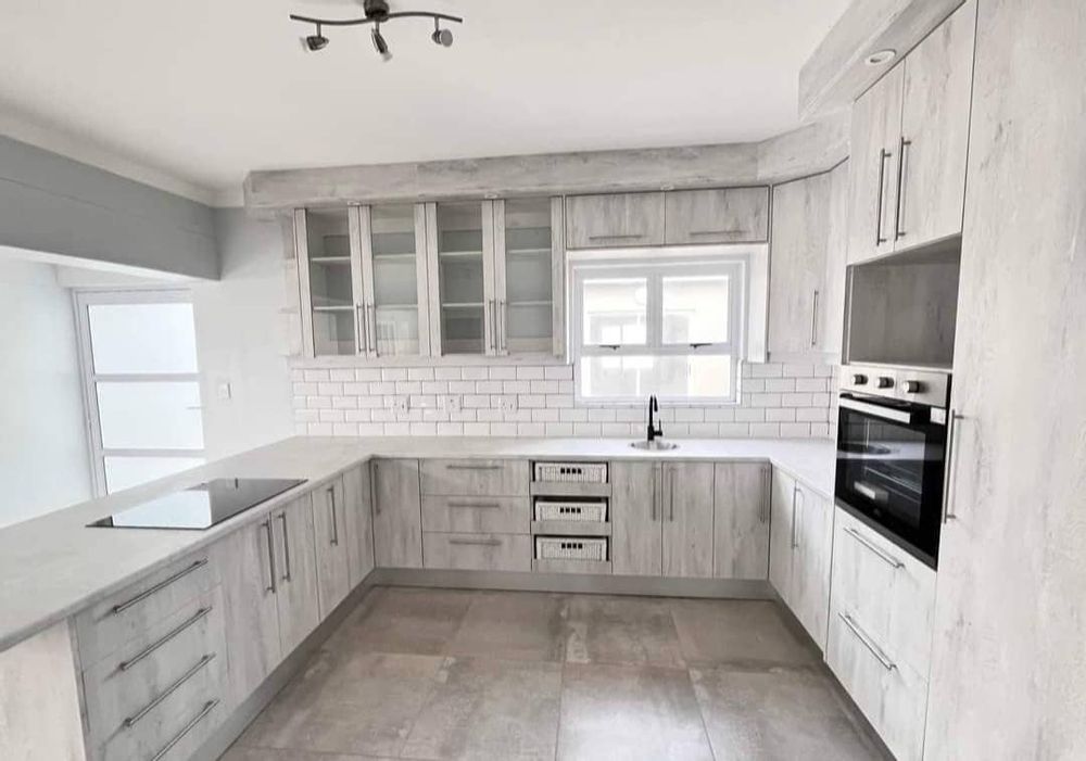 Open-plan kitchen
