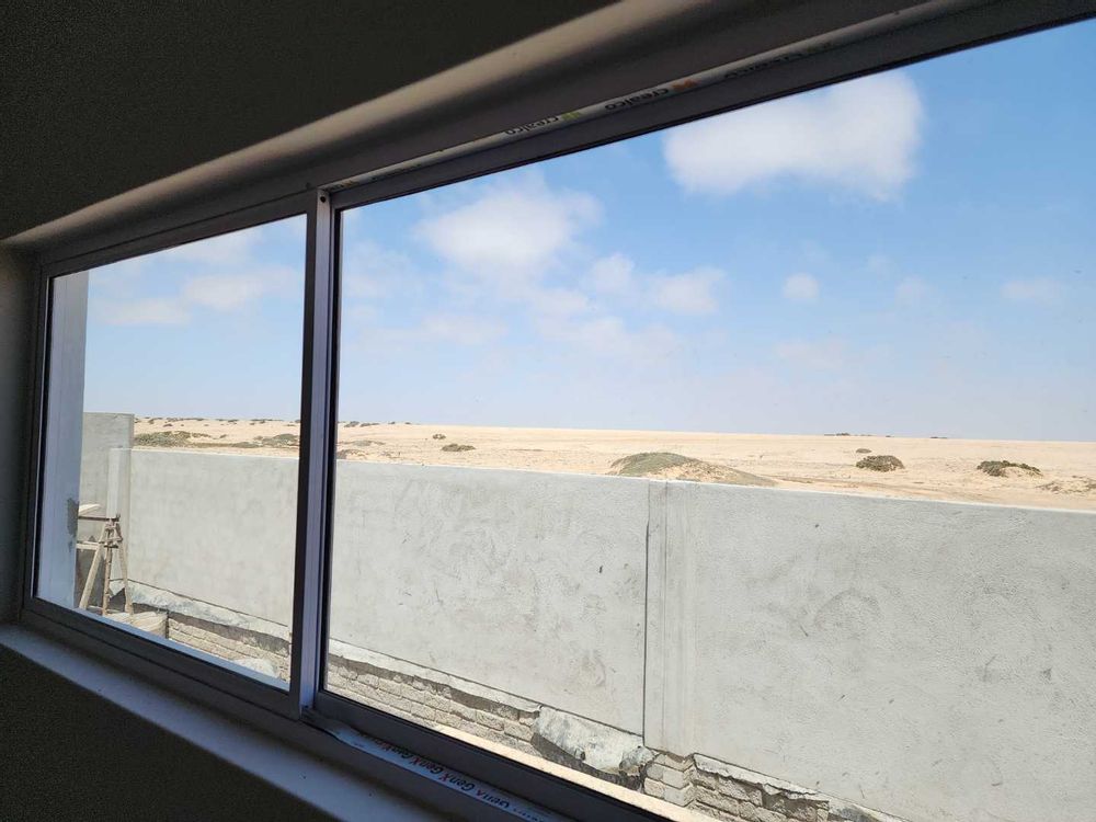 View thru kitchen window.