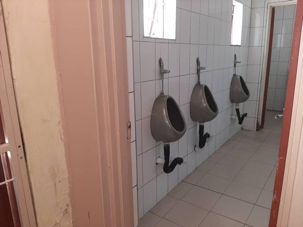 Men's toilet.