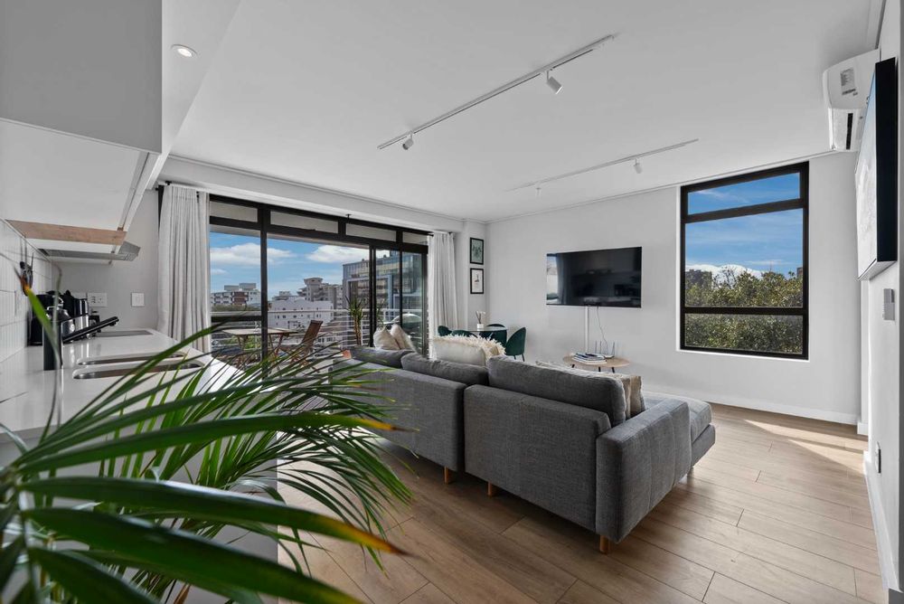 Open-plan kitchen and living room