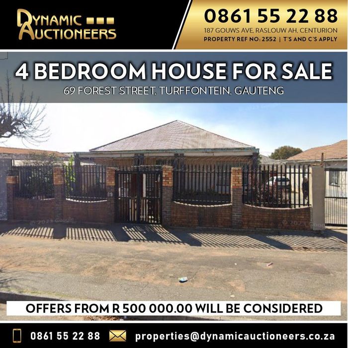 Property #2156759, House for sale in Turffontein