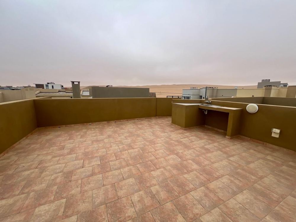 View of the desert in the distance